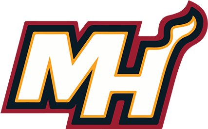 Old Miami Heat Logo Clipart (500x666), Png Download