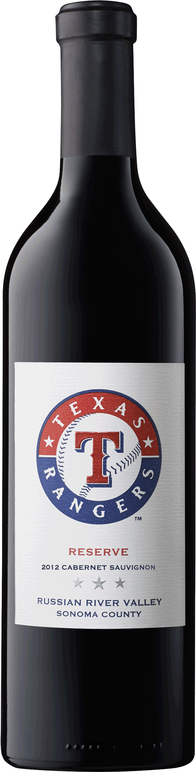 Texas Rangers™ Reserve 2012 Central Coast Cabernet - Franco And Rico Malbec Clipart (813x3000), Png Download