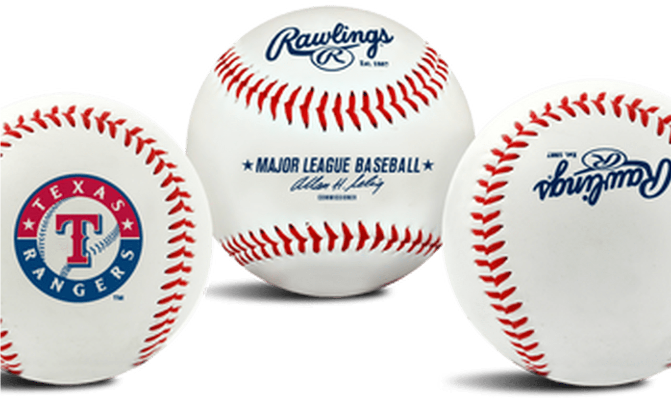 Texas Rangers Rawlings "the Original" Team Logo Baseball - Red Sox Logo Baseball Clipart (1368x855), Png Download