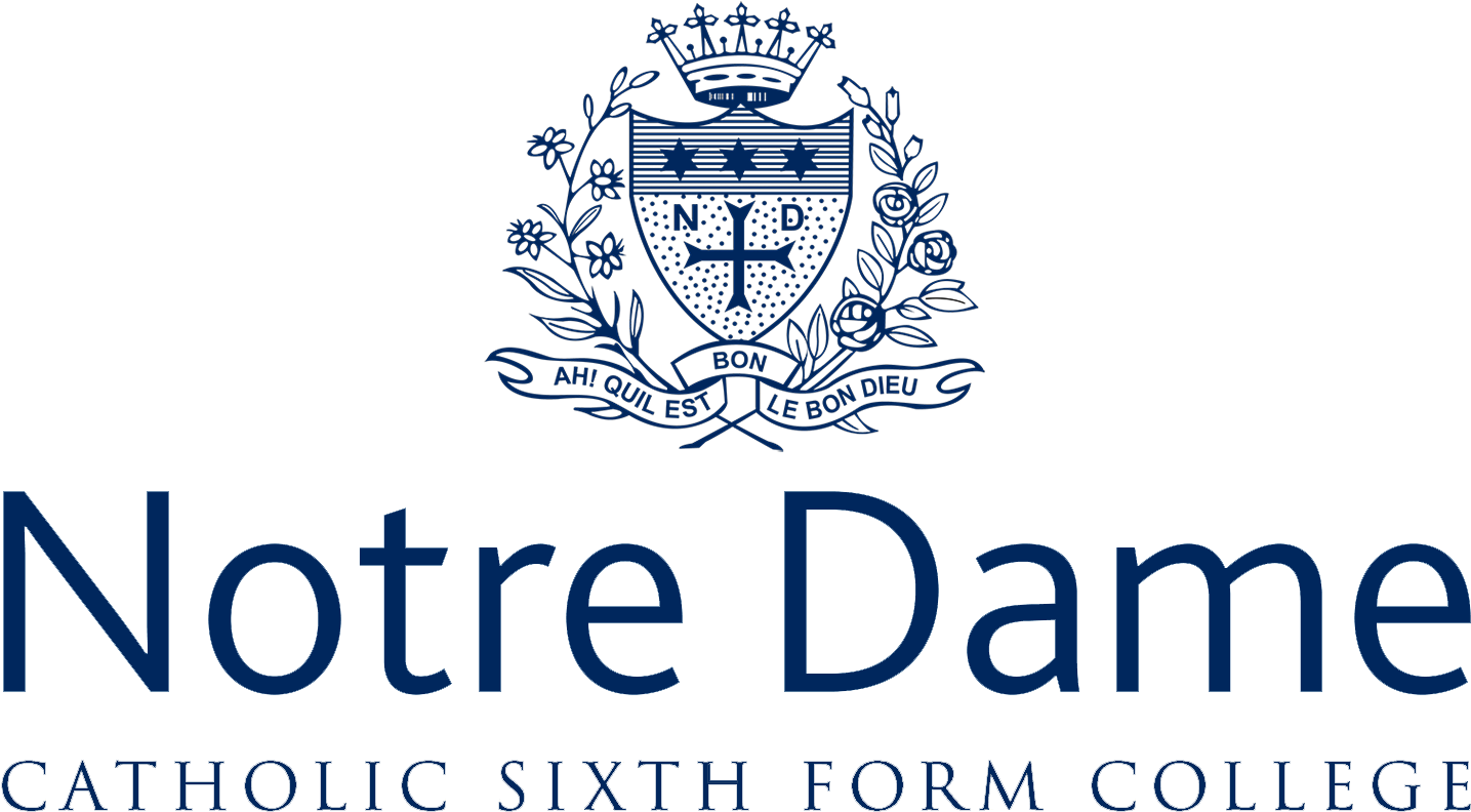 Notre Dame Catholic Sixth Form Collegenotre Dame Catholic - Crest Clipart (1726x1002), Png Download