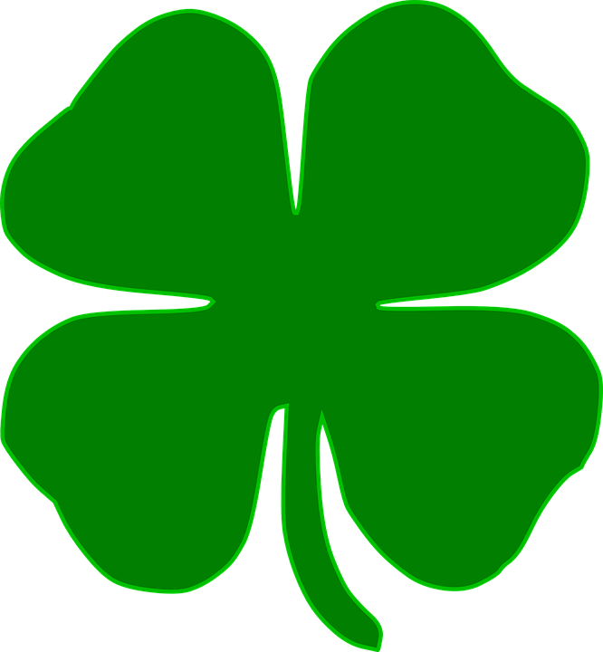 Vector Clover Notre Dame - Four Leaf Clover Clip Art - Png Download (666x720), Png Download