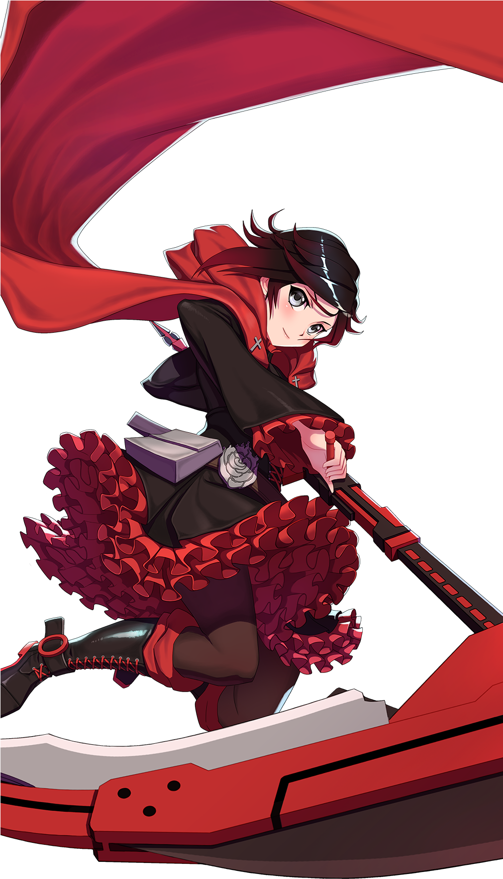 Rwby - Rwby Amity Arena Ruby Clipart (1000x1800), Png Download