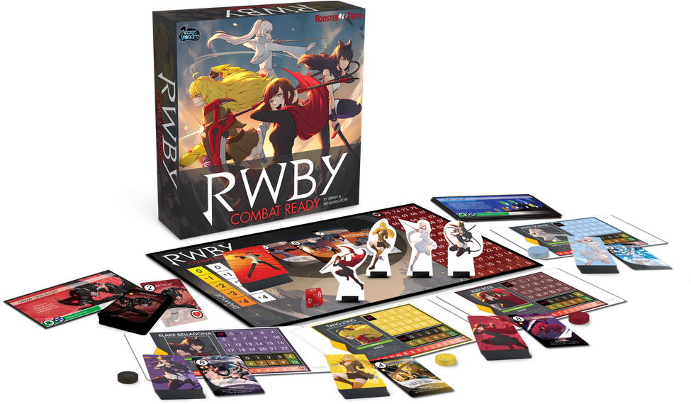 Rooster Teeth And Arcane Wonders Are Teaming Up To - Rwby Combat Ready Board Game Clipart (1024x576), Png Download