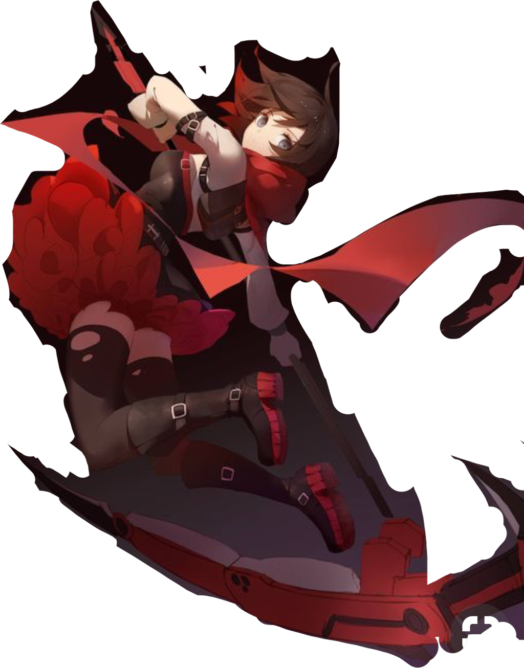 Report Abuse - Ruby Rose Rwby Hd Clipart (1024x1306), Png Download