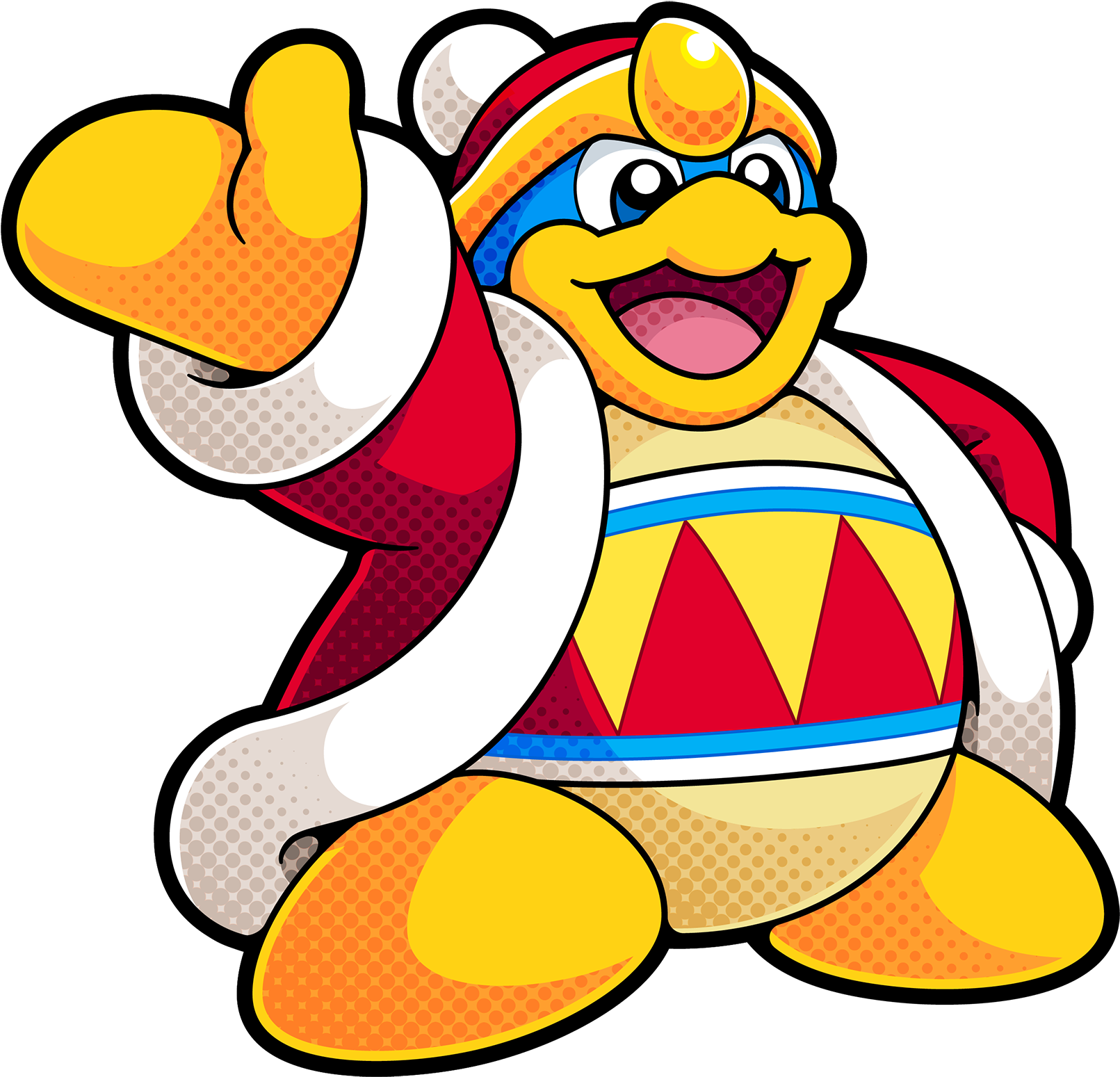 King Dedede Kirby Battle Royale , Png Download Clipart (1611x1549), Png Download