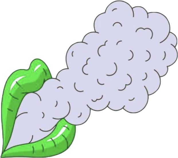 Smoking Weed Clipart (658x637), Png Download