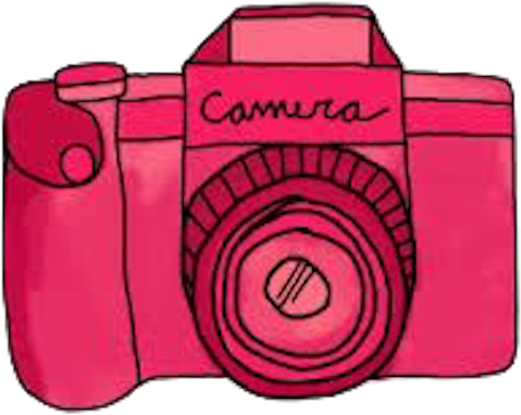 Imagens Fofas Tumblr Png - Camera Draw Tumblr Png Clipart (560x560), Png Download