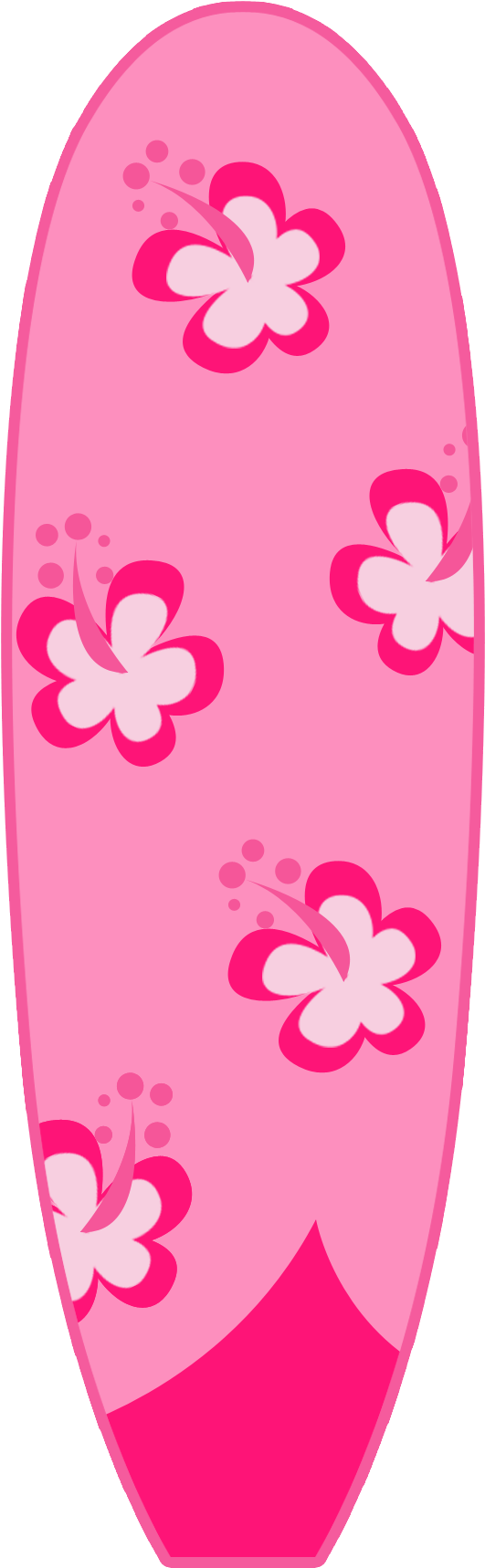 Surfboard Clipart Moana - Prancha De Surf Rosa Png Transparent Png (796x1800), Png Download