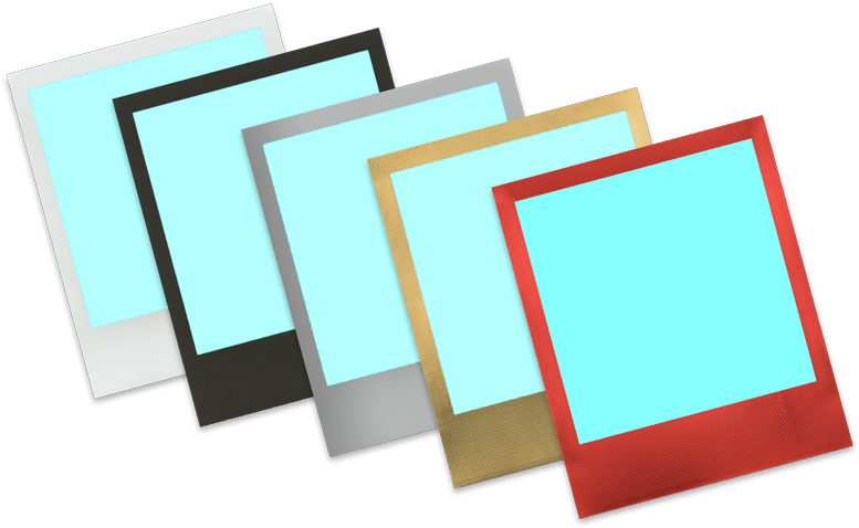 Download Download Gold Polaroid Frame - Mockup Photo Instantanea ...