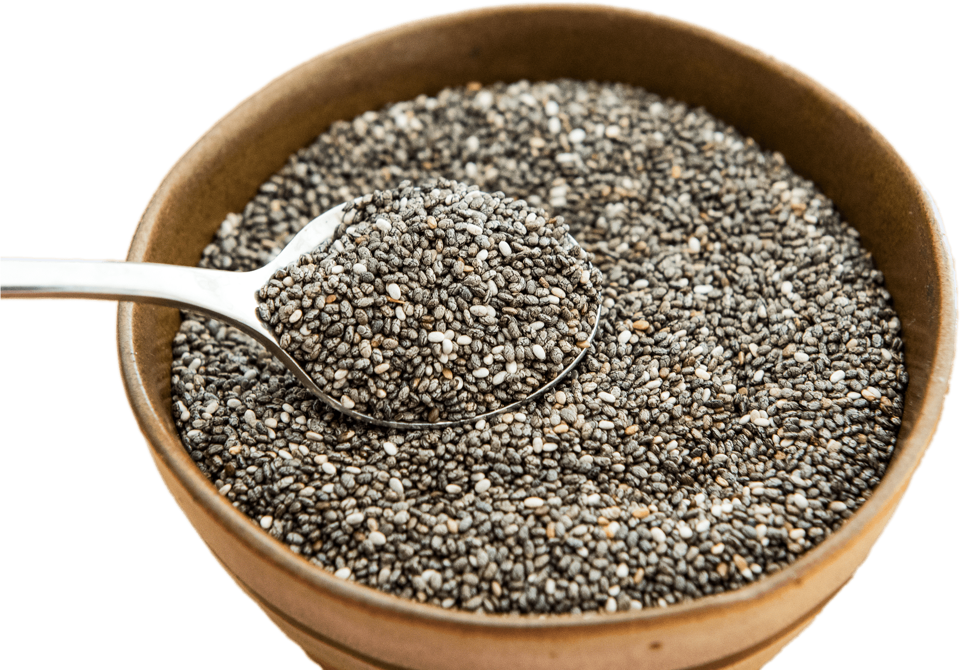 Bowl Of Chia Seeds - Chia Seeds Png Clipart (2000x1335), Png Download