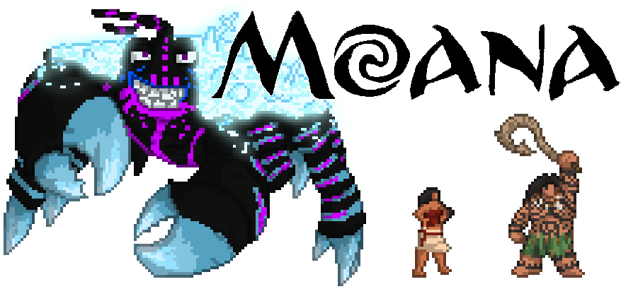 Pixel Moana - Moana Mermaid Coloring Page Clipart (920x440), Png Download