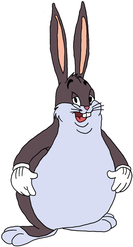 Ｚ Ｅ Ｆ - Big Chungus Clipart (894x894), Png Download