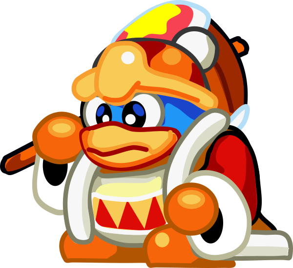 Kirby Right Back At Ya King Dedede - Kirby King Dedede Png Clipart (600x548), Png Download