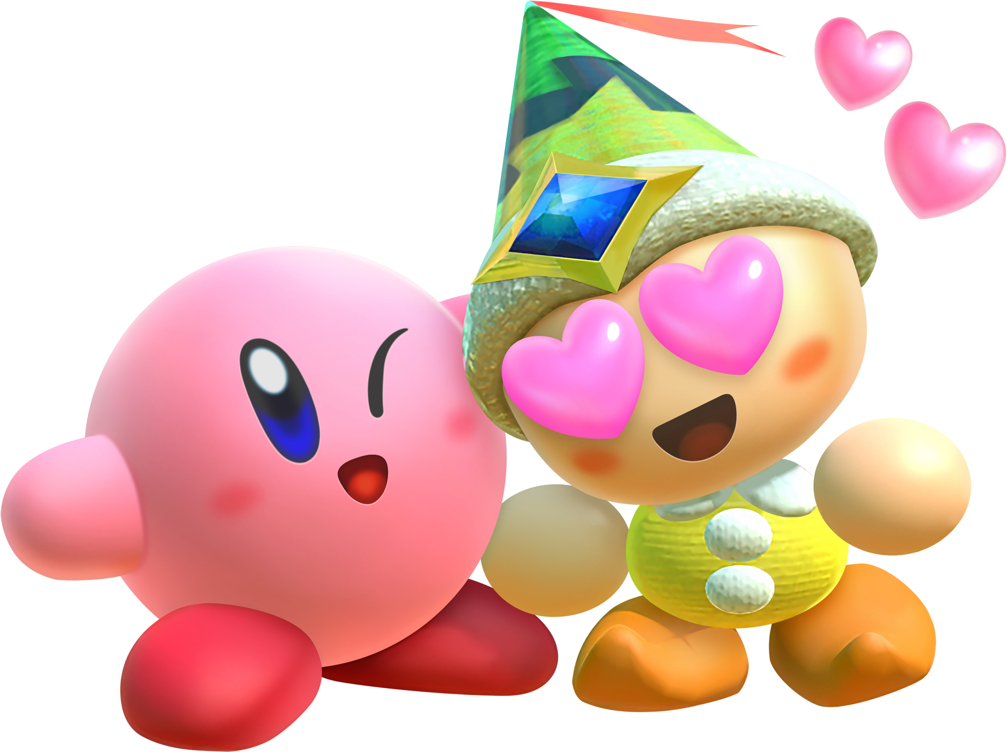 Kirby Star Allies Review - Kirby Star Allies Friends Clipart (2028x1564), Png Download