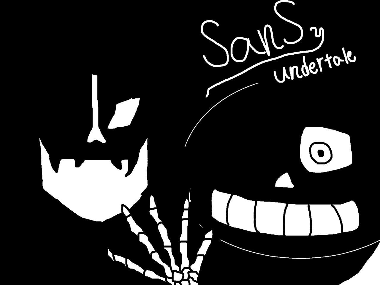 Undertale Sans - Illustration Clipart (1280x960), Png Download