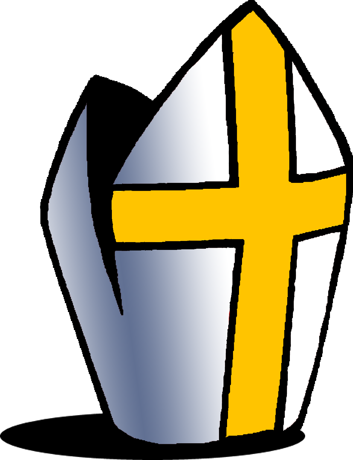 Above The Law - Pope Hat Clip Art - Png Download (1180x1537), Png Download