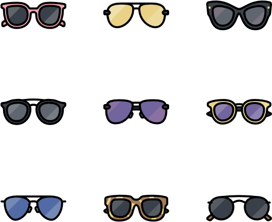 Sunglasses - Icono Gafas Sol Clipart (600x564), Png Download
