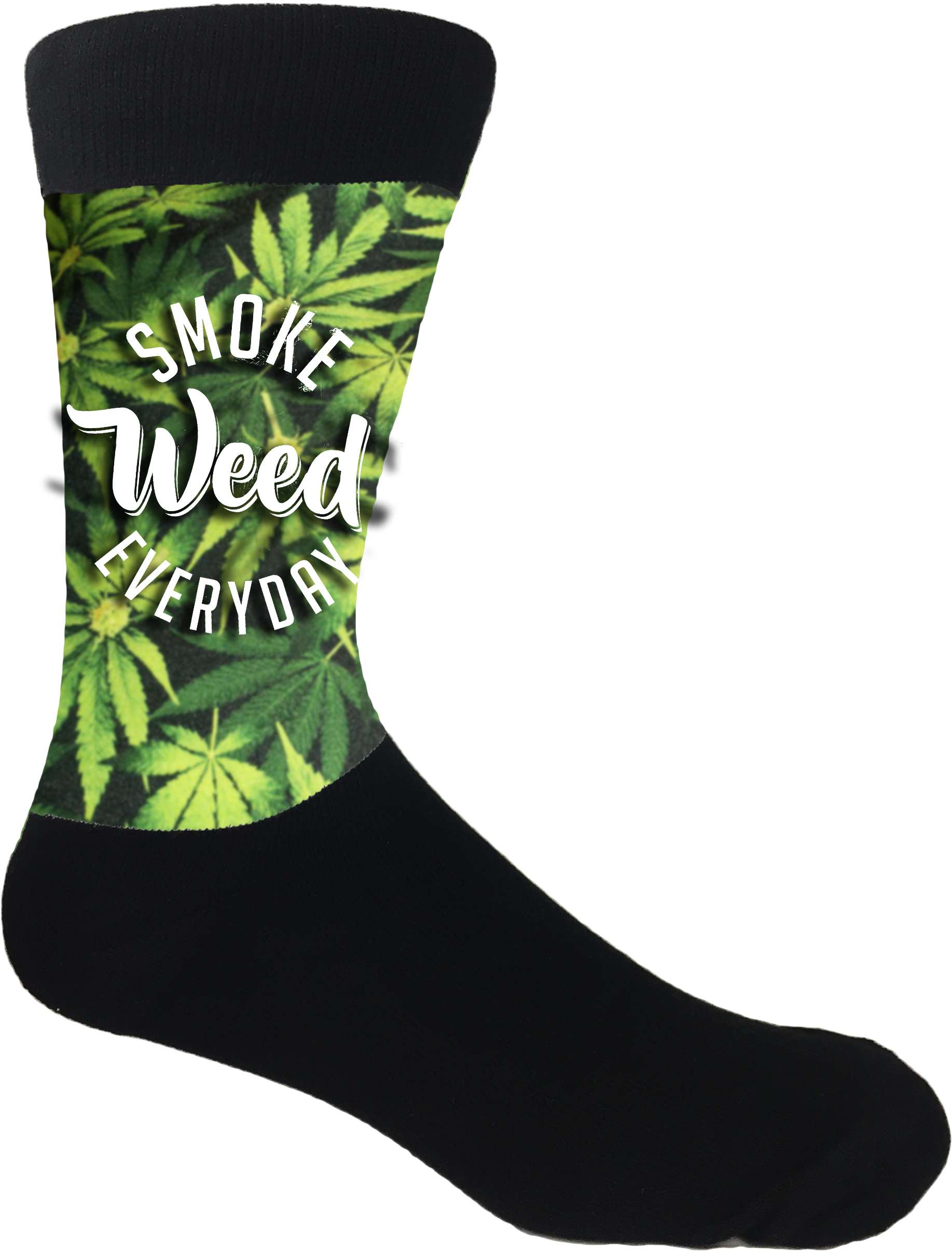 Smoke Weed Everyday - Weed Socks Clipart (2568x2568), Png Download