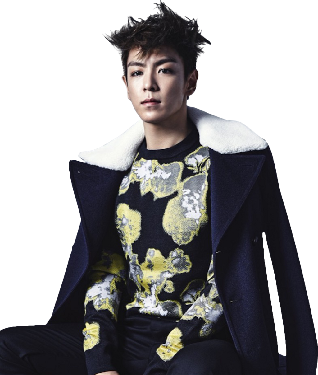 Bigbang Top Seunghyun Kpop Png Sticker 90rainy - Bigbang Top Clipart (1024x1205), Png Download