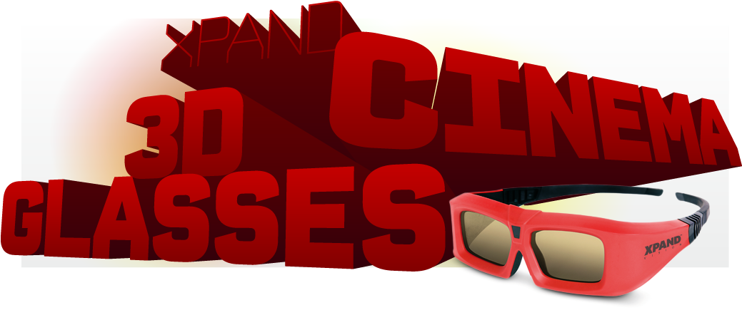 Cinema 3d Glasses - Graphic Design Clipart (1038x458), Png Download