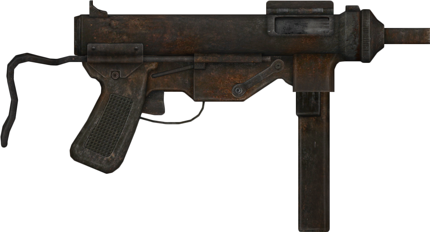 Http - //images2 - Wikia - Nocookie - Net/ - Fallout New Vegas 9mm Submachine Clipart (1650x975), Png Download