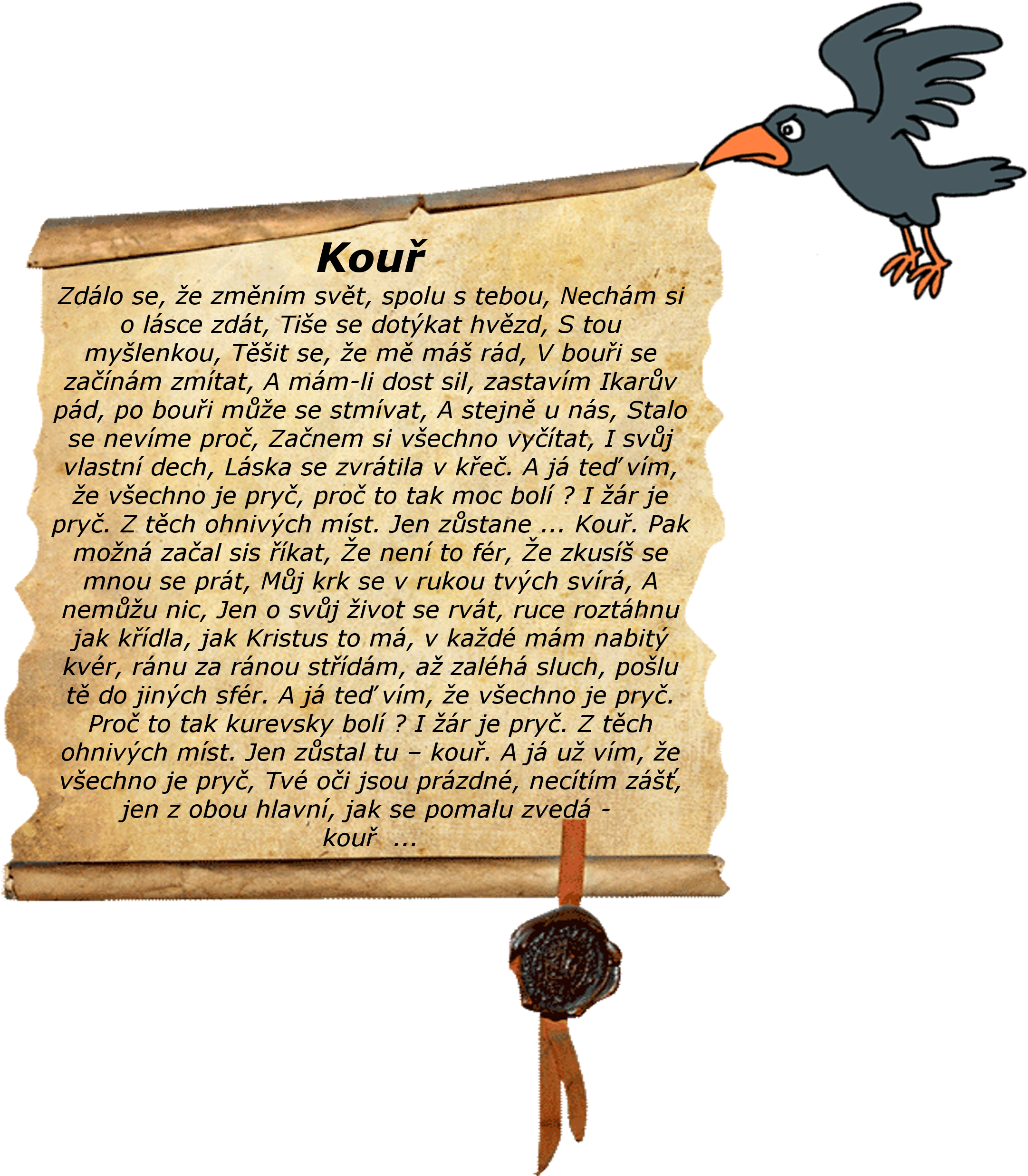 Kouř - Old Pergamen Clipart (2253x2587), Png Download