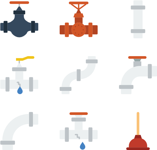 600 X 564 30 - Water Pipes Icon Png Clipart (600x564), Png Download