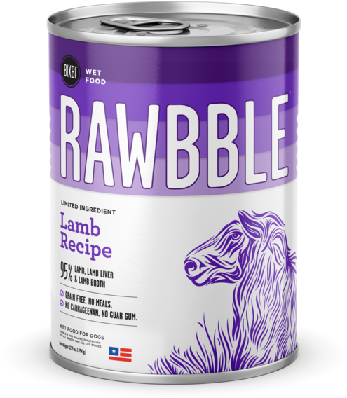 Rawbble Canned Food Recipe - Rawbble Lamb Can Clipart (730x730), Png Download