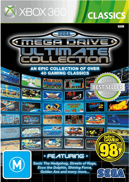 1 Of - Sega Mega Drive Ultimate Collection Xbox360 Clipart (600x600), Png Download