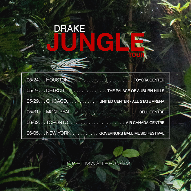 This New Tour Announcement From Drake Comes Just A - Jungle Tour Drake Clipart (640x640), Png Download