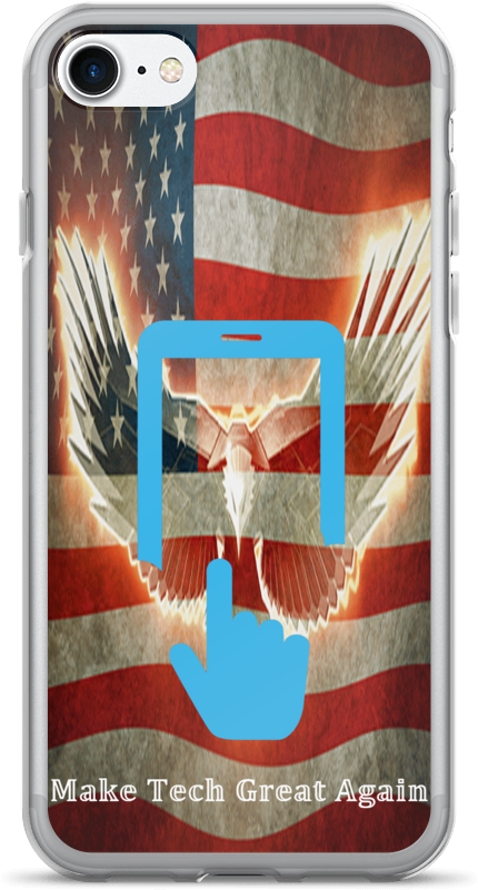 Make America Great Again / Make Tech Great Again Iphone - Mobile Phone Case Clipart (1000x1000), Png Download