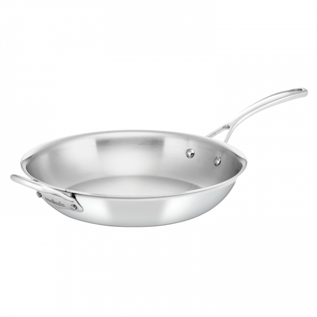 Essteele Per Sempre 30cm Stainless Steel Skillet - Frying Pan Clipart (650x650), Png Download