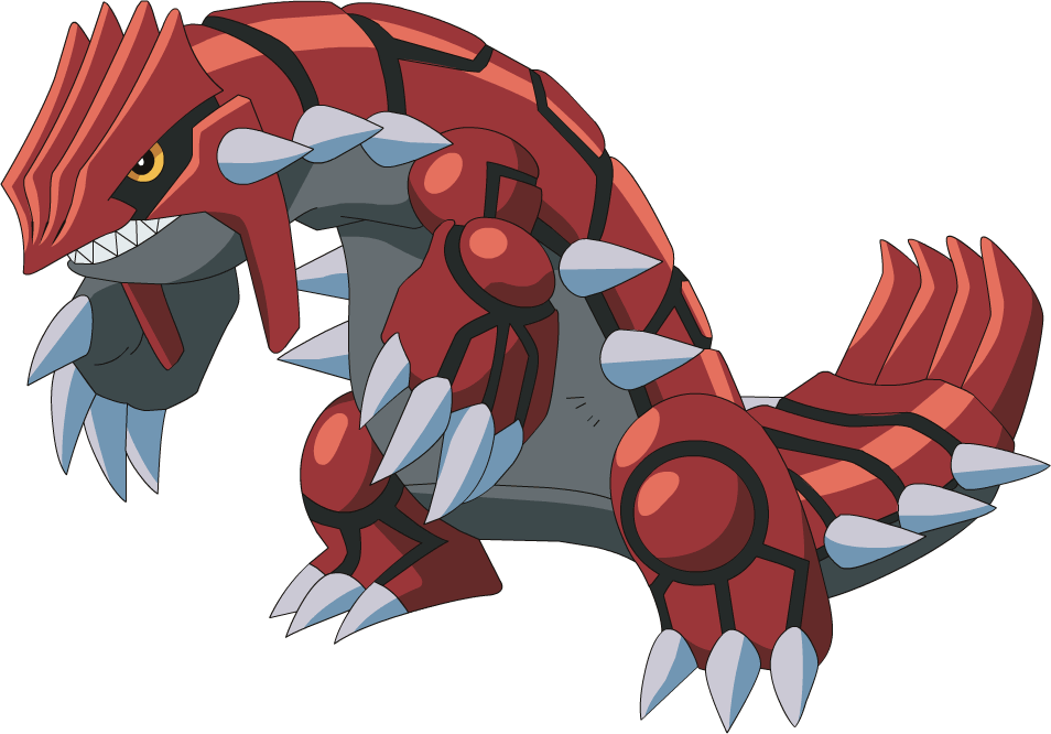 View Groudon , - Pokemon Go Red Dragon Clipart (954x666), Png Download