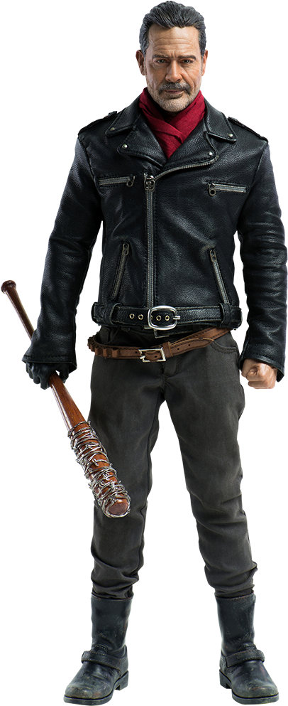 Negan Sixth Scale Figure Neagan Walking Dead, The Walking - Walking Dead Negan Outfit Clipart (480x1000), Png Download