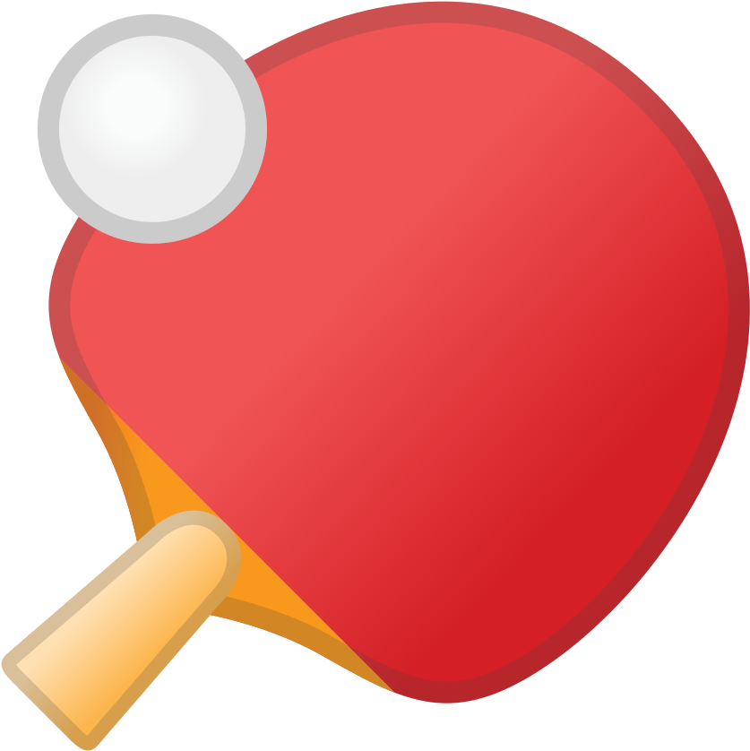 Download Svg Download Png - Ping Pong Emoji Clipart (1024x1024), Png Download