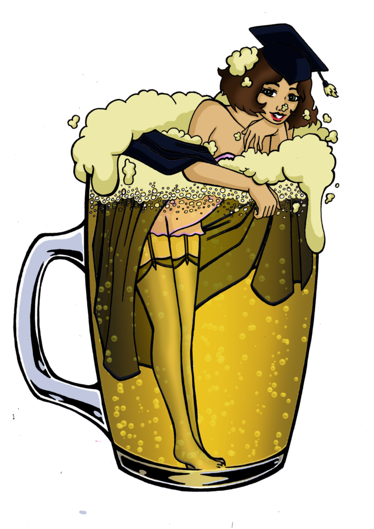 Pin Up Beer Png - Pin Up Girls Beer Clipart (759x1054), Png Download