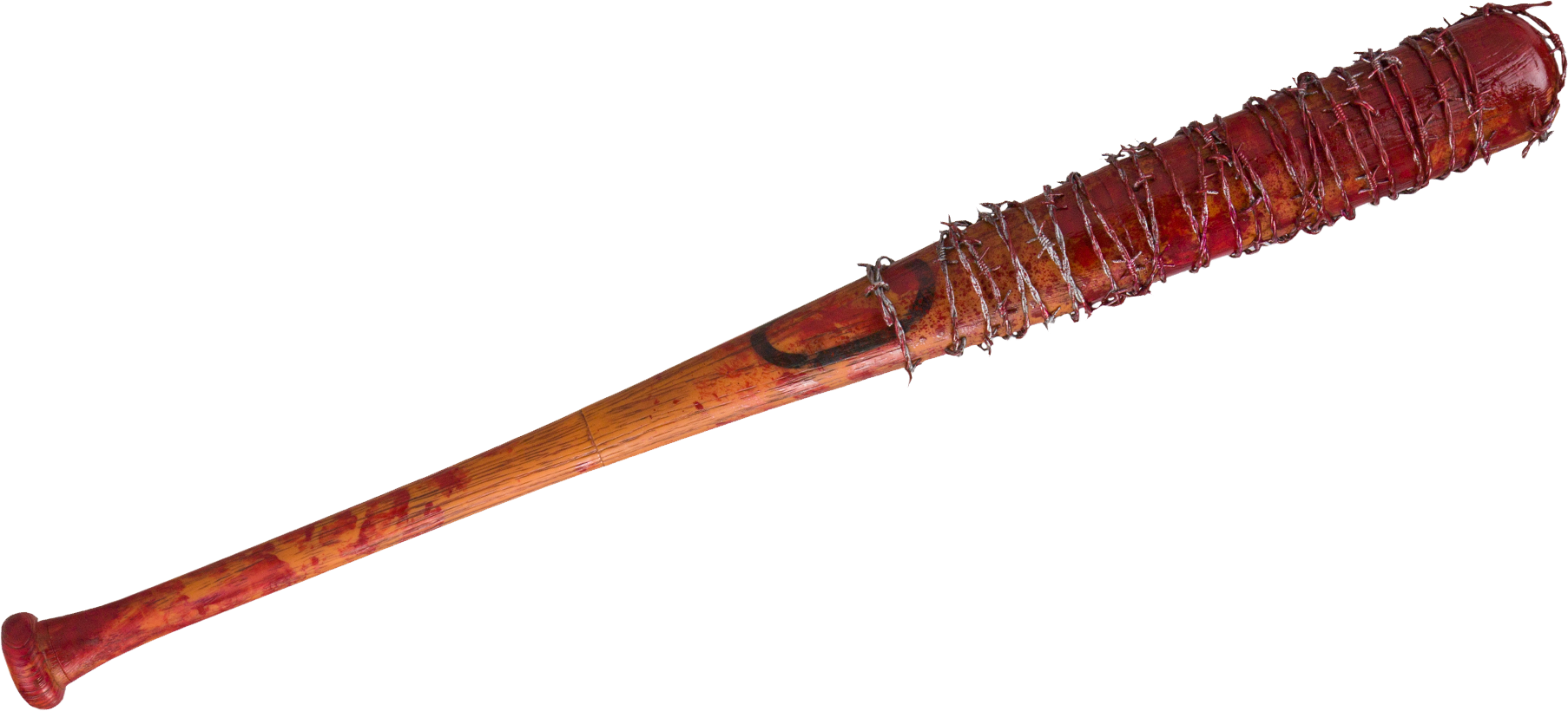 The Walking Dead - Walking Dead Lucille Bloody Clipart (1806x820), Png Download