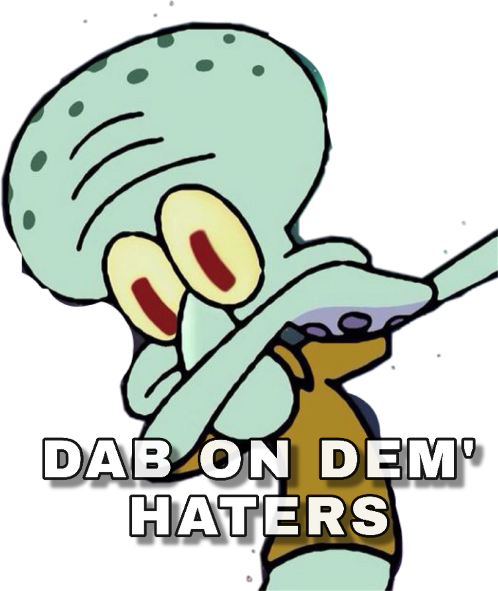Dabonemhaters Squidward Aesthetic Freetoedit - Squidward Dab Wallpaper Iphone Clipart (1024x1214), Png Download