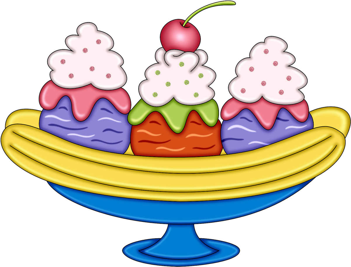 Ch - B *✿* - Banana Split Clipart - Png Download (1280x1007), Png Download.