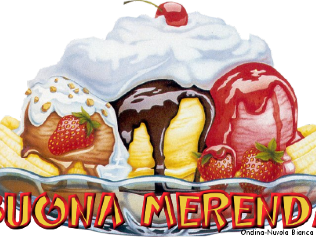 Sundae Clipart Banana Split - Famous Desserts Clipart - Png Download (640x480), Png Download