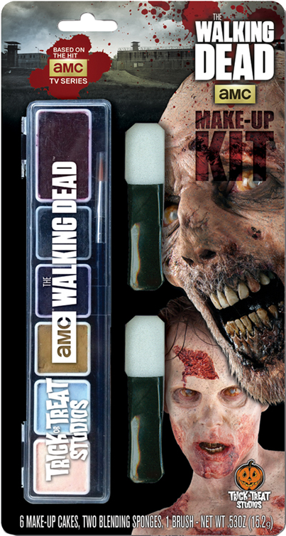 Loading Zoom - Walking Dead Makeup Kit Clipart (1000x800), Png Download