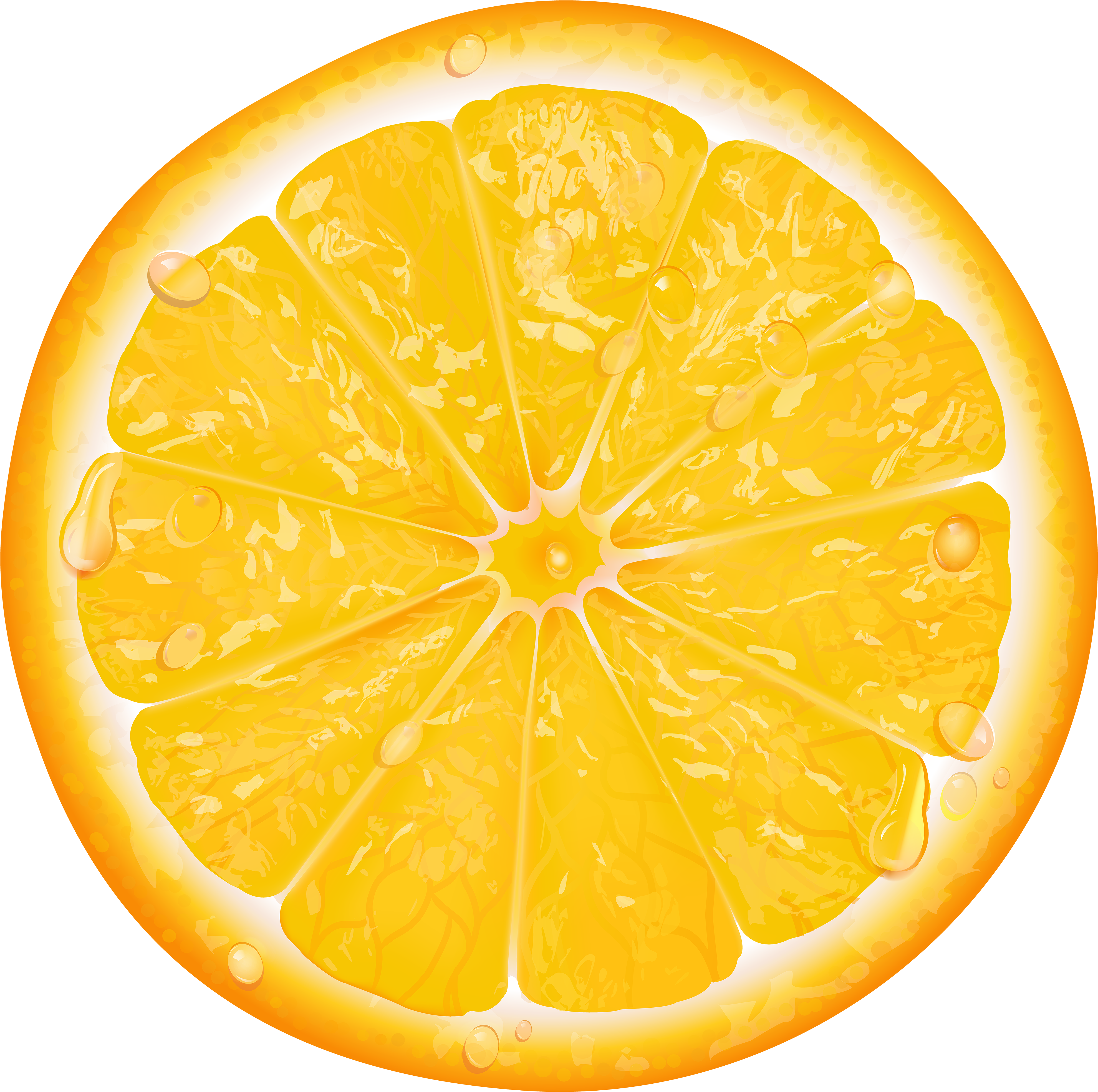 Orange Slice Transparent Png Clip Art - Ashton Memorial (600x597), Png Download