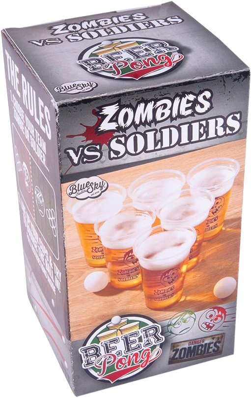 Zombie Vs Soldiers - Cappuccino Clipart (531x825), Png Download