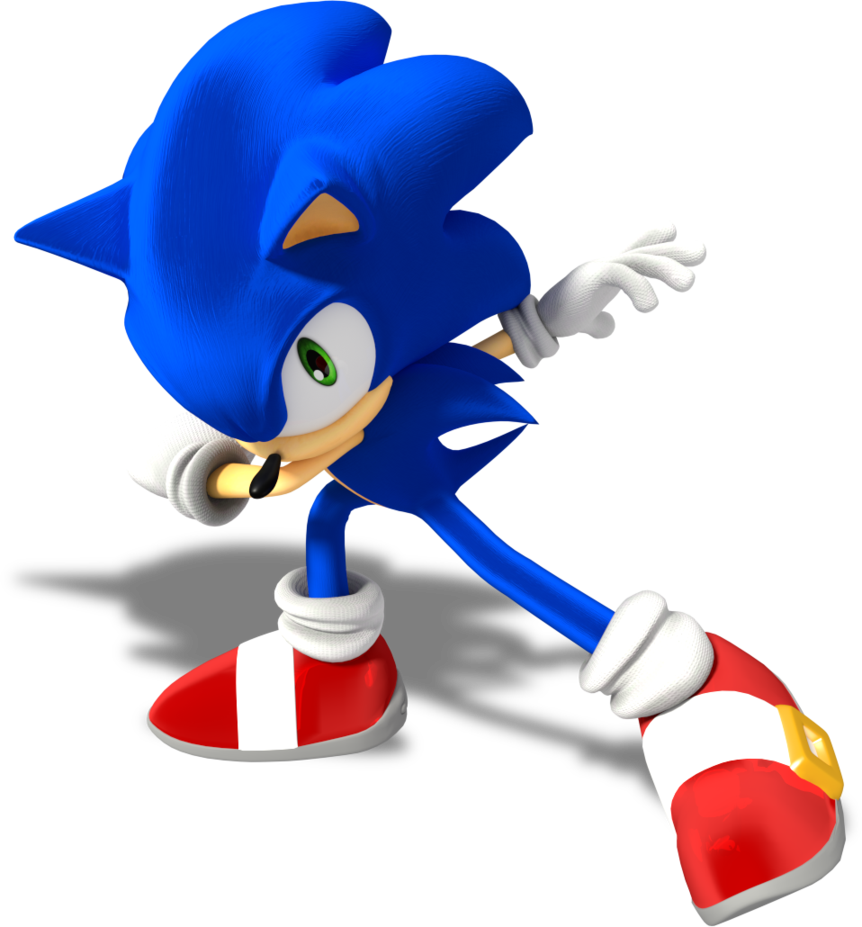 Sonic Dab The Hedgehog Super Smash Banner Library Download Clipart (862x927), Png Download