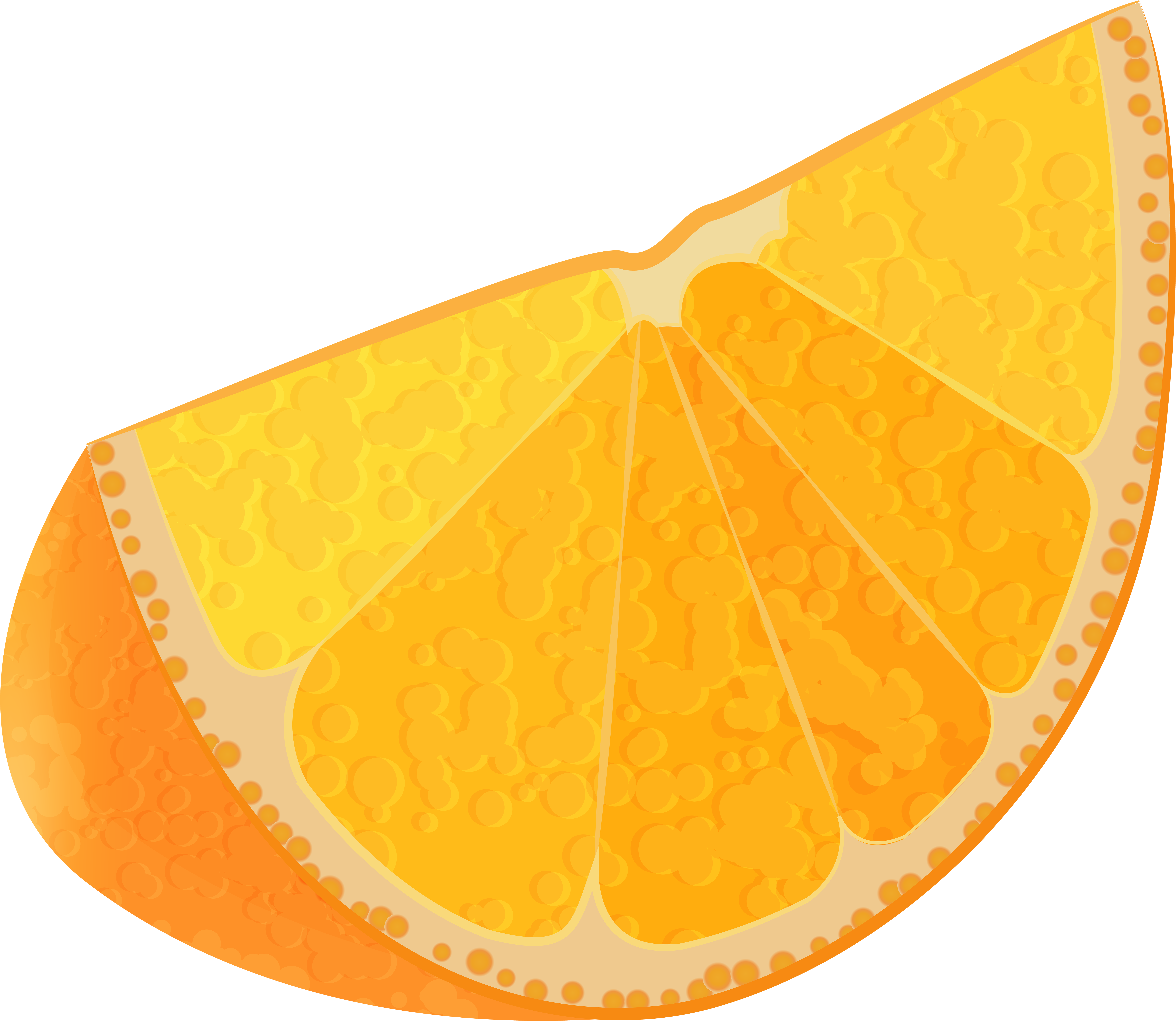 Free Png Orange Slice Png Clipart (850x743), Png Download