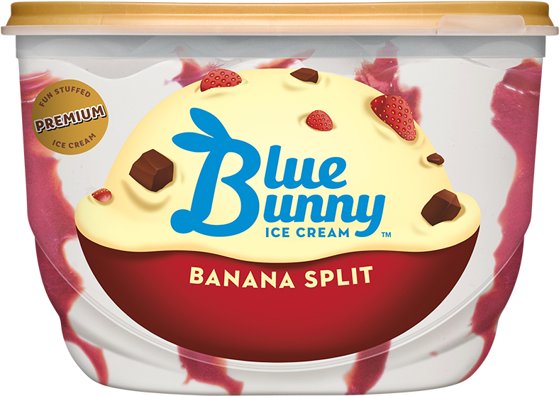 Bluebonnet Ice Cream - Mini Blue Bunny Ice Cream Clipart (795x600), Png Download