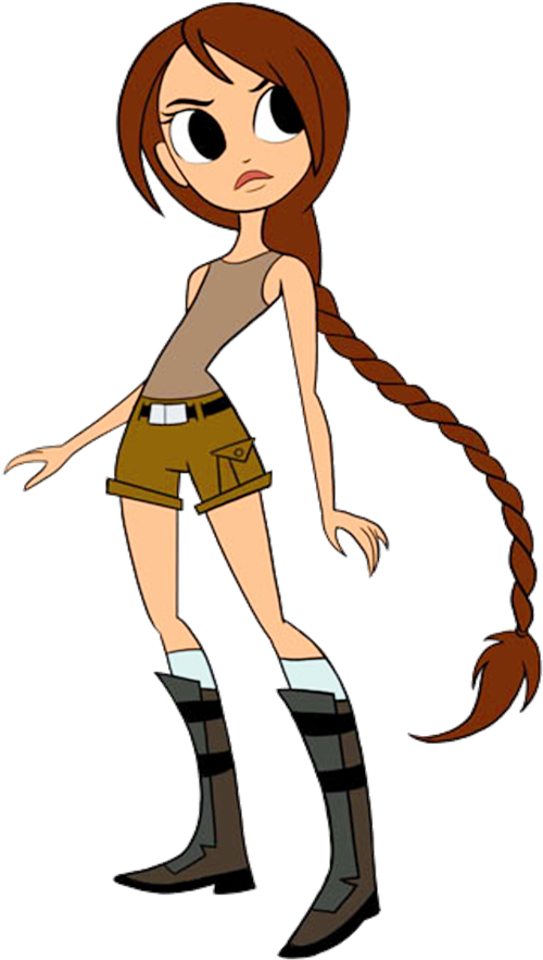 Lara Croft Png - Tomb Raider Cartoon Clipart (509x892), Png Download