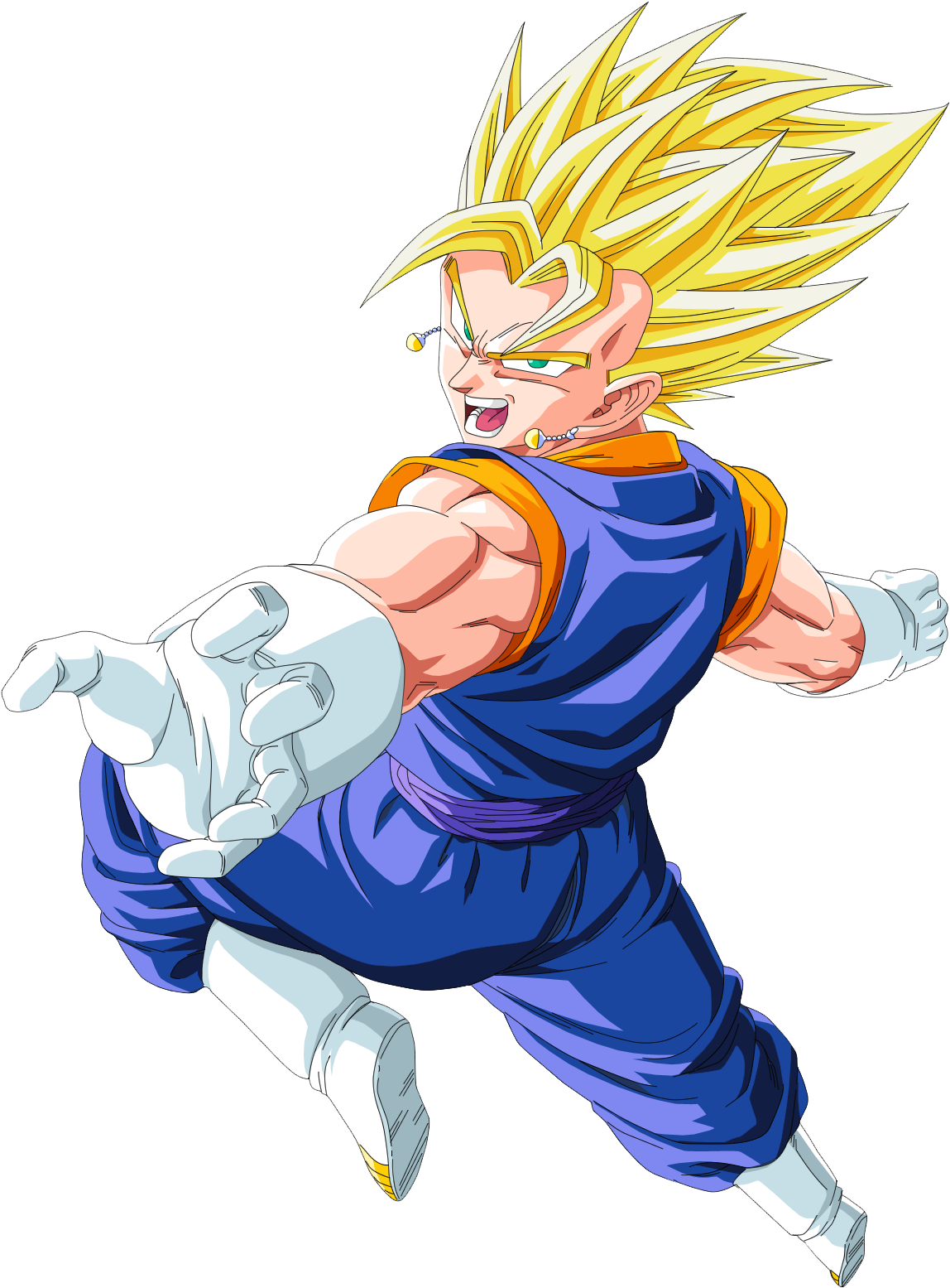 Vegito Png - Dragon Ball Z Clipart (1400x1600), Png Download