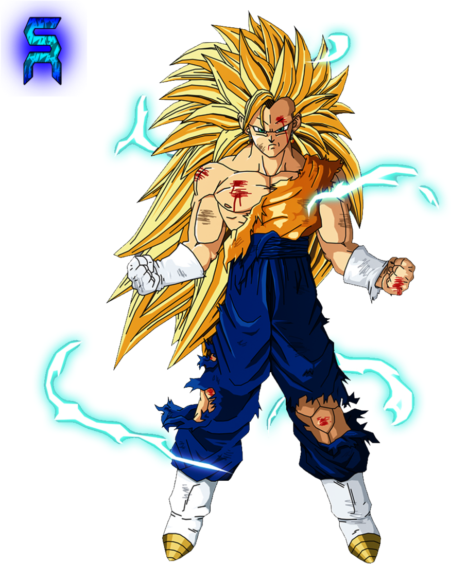 Vegito Super Ssj 3 - Vegetto Super Sayayin 3 Clipart (900x1117), Png Download