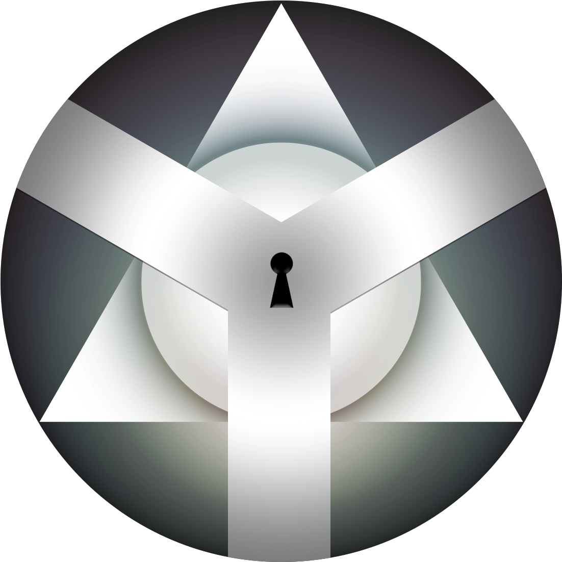 Ring Zero Mastery Badge Keyhole - Roundel Clipart (1111x1111), Png Download